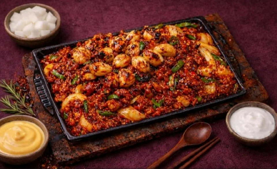 직화 오돌뼈
